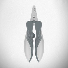 Pet dog nail clippers (Option: Grey)