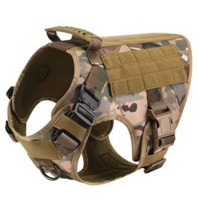 Pet Harness Luxury Dog Leash Set Chest Dog  Nylon Camouflage Dog Harness (Option: Camouflage-L)