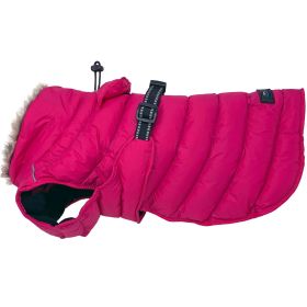 Alpine Extreme Weather Puffer Coat (Color: Pink Peacock, size: 5X-Large)