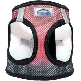 American River Choke Free Dog Harness Ombre Collection (Color: Sunset Pink, size: large)